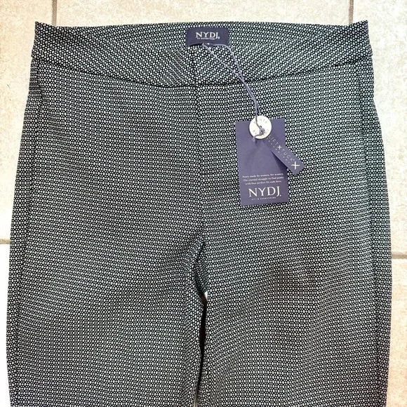 NWT NYDJ Silver Eye Jaquard
Ponte Slim Straight Leg Ankle Pants - Picture 4 of 13